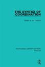 Syntax Of Coordination - Preview