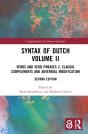 Syntax Of Dutch Volume Ii - Preview
