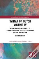Syntax Of Dutch Volume Iv