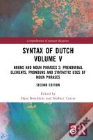 Syntax Of Dutch Volume V