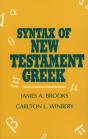 Syntax Of New Testament Greek - Preview