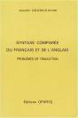 Syntaxe Comparée Du Français Et De L'Anglais ; Problèmes De Traduction - Preview