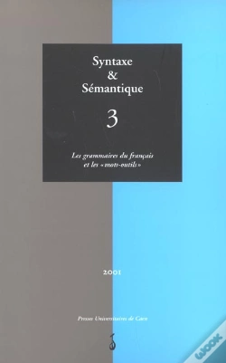 Capa do artigo Syntaxe Et Semantique T.3