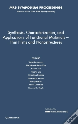 Capa do artigo Synthesis, Characterization, And Applications Of Functional Materials Â€“ Thin Films And Nanostructures: Volume 1675
