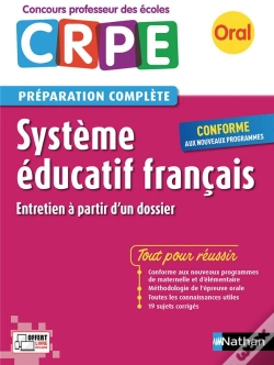 Capa do artigo Systeme Educatif Francais - Oral 2017 (Preparationcomplete) - Concours Professeur Des Ecoles