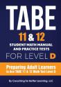 Tabe 11 And 12 Student Math Manual And Practice Tests For Level D - Preview