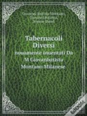 Tabernacoli Diversi Nouamente Inuentati Da M Giovanbatista Montano Milanese