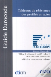 Tableaux De Résistance Des Profiles En Acier D'Apres L'Eurocode 3