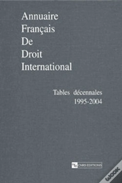 Capa do artigo Tables Decennales 1995-2004 ; Annuaire Francais De Droit International