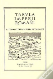 Tabula Imperii Romanii. Lutetia, Atuatuca, Ulpia, Noviomagus. Base Carte Internationale Du Monde.