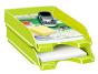 Tabuleiro de secretaria cep plastico verde 257x348x66 mm - Preview