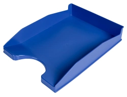 Capa do artigo Tabuleiro de secretaria q-connect plastico azul opaco