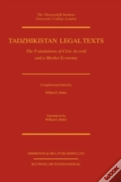Capa do artigo Tadzhikistan Legal Texts