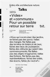 Talks : Vides Et Communs