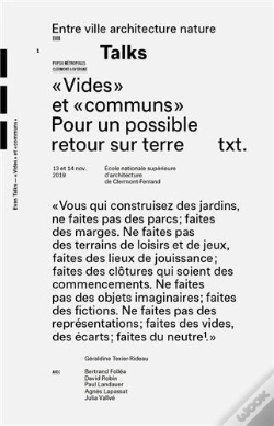 Capa do artigo Talks : Vides Et Communs