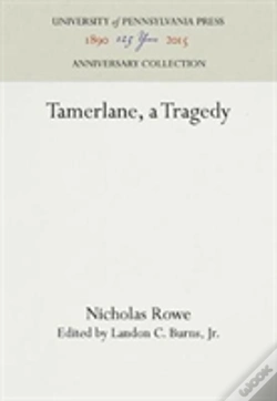 Capa do artigo Tamerlane, A Tragedy