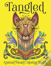 Tangled Animal Head Coloring Book