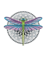 Tangleeasy Guided Journal Dragonfly - Preview