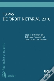 Capa do artigo Tapas De Droit Notarial 2016