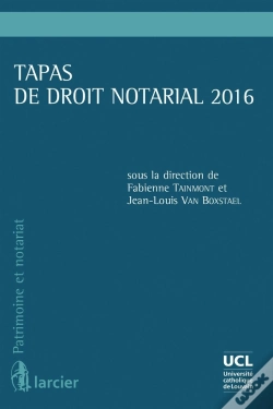 Capa do artigo Tapas De Droit Notarial 2016