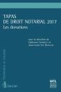 Tapas De Droit Notarial 2017 ; Les Donations - Preview