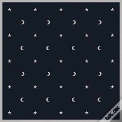 Capa do artigo Tapis Bleu 80 X 80 Cm - Lunes Et Etoiles