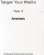 Target Your Maths Year 4 Answer Book - Preview