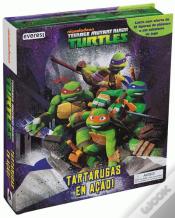 Tartarugas em Ação! Livro-Jogo com Figuras de Plástico