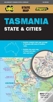 Capa do artigo Tasmania State & Cities Map 719 9th Ed (Waterproof)