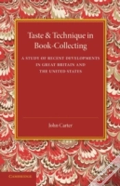 Capa do artigo Taste And Technique In Book-Collecting
