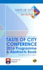 Taste Of City Conference 2016 Programme And Abstracts Book - Preview