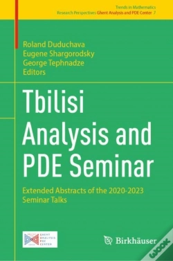 Capa do artigo Tbilisi Analysis And Pde Seminar