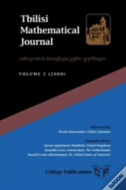 Capa do artigo Tbilisi Mathematical Journal Volume 2 (2