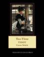 Tea-Time: Tissot Cross Stitch Pattern - Preview