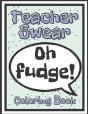 Teacher Swear Coloring Book - Preview