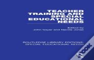 Teacher Training And Special Educational Needs