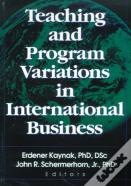 Teaching And Program Variations In International Business