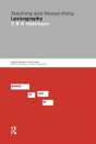 Teaching And Researching Lexicography - Preview