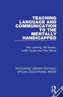 Capa do artigo Teaching Language And Communication To The Mentally Handicapped