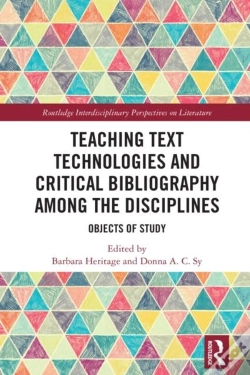 Capa do artigo Teaching Text Technologies And Critical Bibliography Among The Disciplines