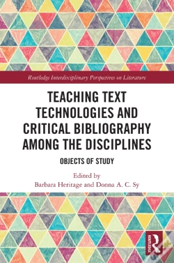 Capa do artigo Teaching Text Technologies And Critical Bibliography Among The Disciplines