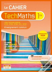 Capa do artigo Techmaths : 1re Technologique ; Enseignement Commun ; Cahier De L