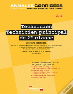 Capa do artigo Technicien. Technicien Principal De 2e Classe 2016. Concours Spécialités I