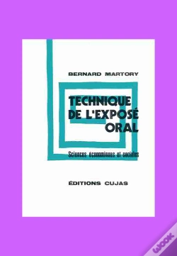 Capa do artigo Technique De L'Exposé Oral ; Sciences Économiques Et Sociales