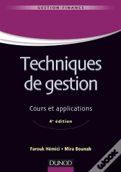 Capa do artigo Techniques De Gestion ; Cours Et Applications (4e Édition)
