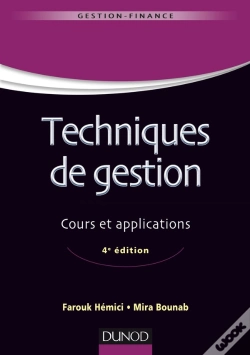 Capa do artigo Techniques De Gestion ; Cours Et Applications (4e Édition)