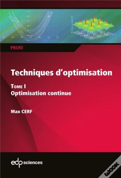 Capa do artigo Techniques D'Optimisation Tome 1 : Optimisation Continue
