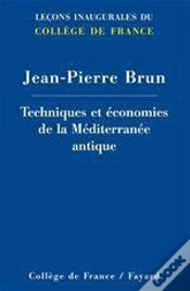 Capa do artigo Techniques Et Economies De La Mediterranee Antique