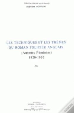 Capa do artigo Techniques Et Thèmes Du Roman Policier Anglais 1920-1950 (Auteurs Féminins)