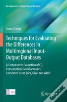 Techniques For Evaluating The Differences In Multiregional Input-Output Databases
